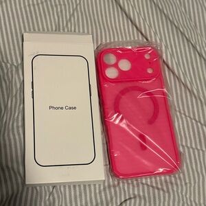 NIB- Iphone17 Pink Phone Case
